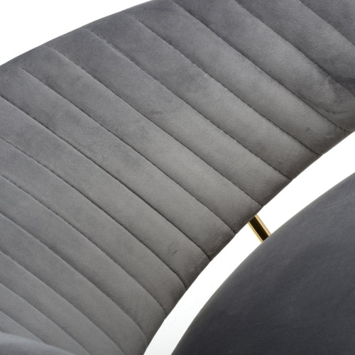 Leo Velvet Gold Dining Chair