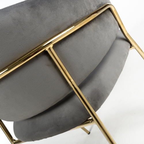 Leo Velvet Gold Dining Chair