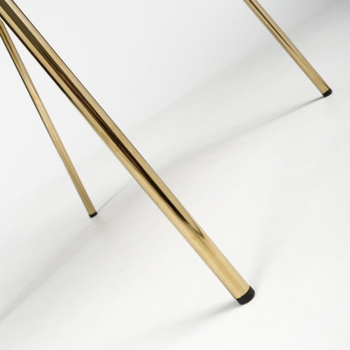 Leo Velvet Gold Dining Chair