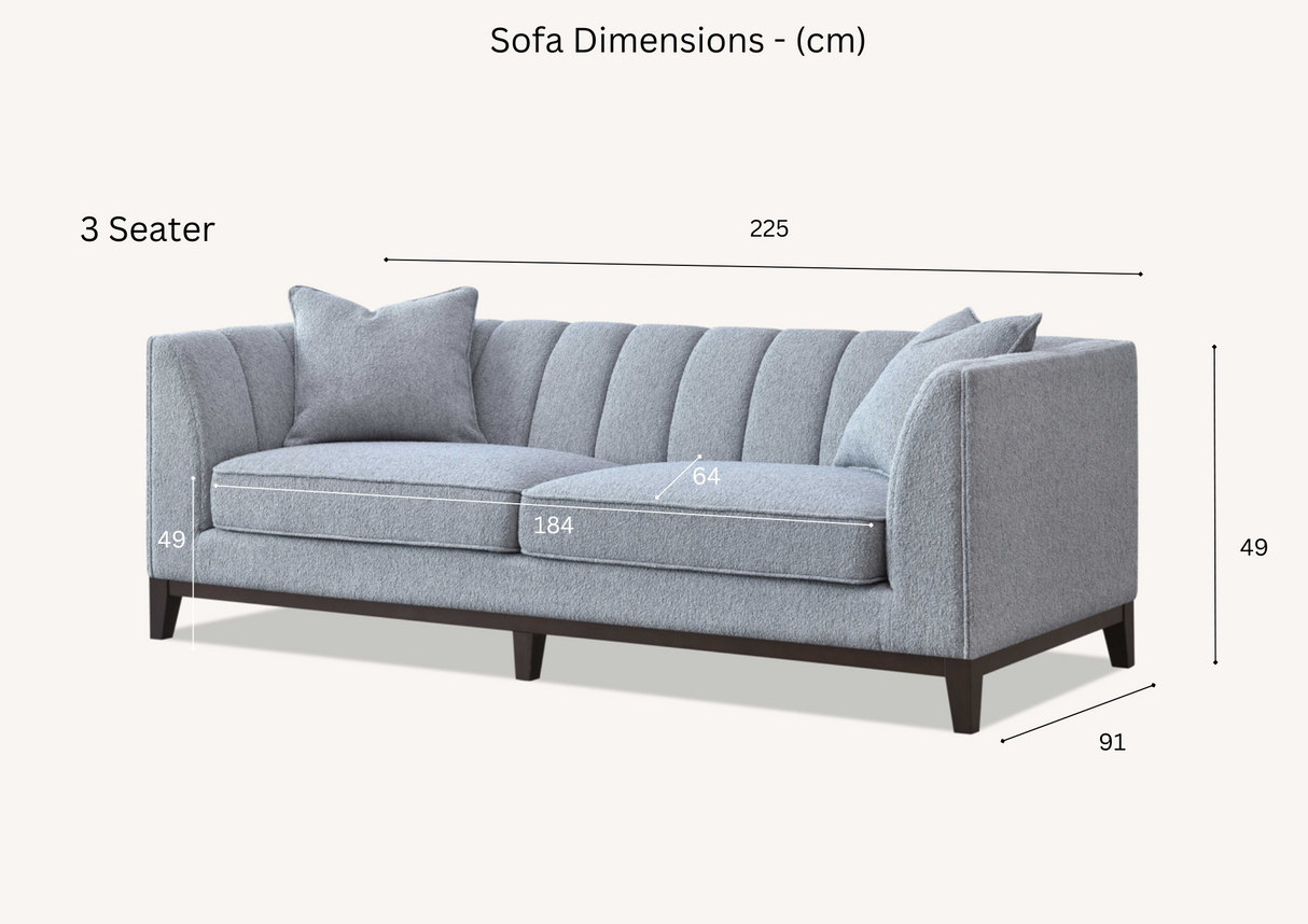 Cooper Boucle 3 Seater Sofa