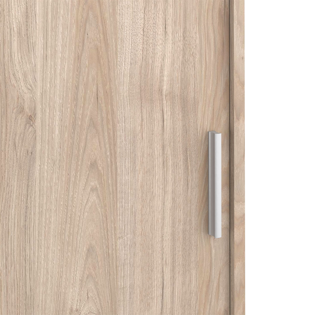 Naida Sliding Wardrobe In Jackson Hickory Oak - 1 Sliding Door 1 Door 3 Drawers