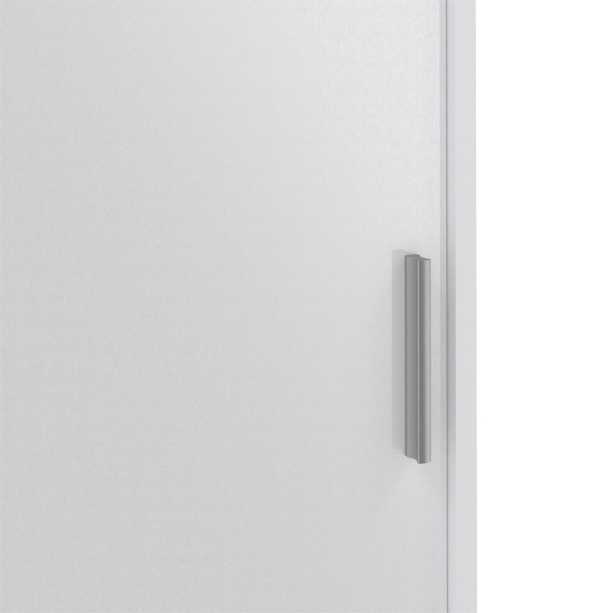 Naida Sliding Wardrobe In White High Gloss - 1 Sliding Door 1 Door 3 Drawers