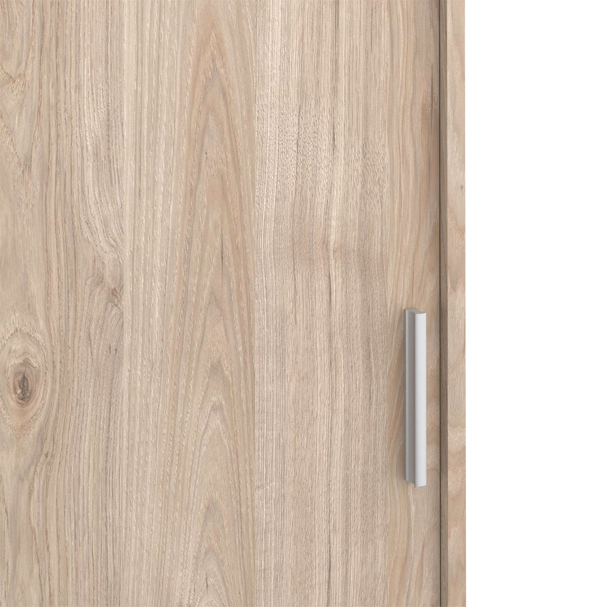 Naida Sliding Wardrobe In Jackson Hickory Oak - 2 Sliding Doors 1 Door 3 Drawers