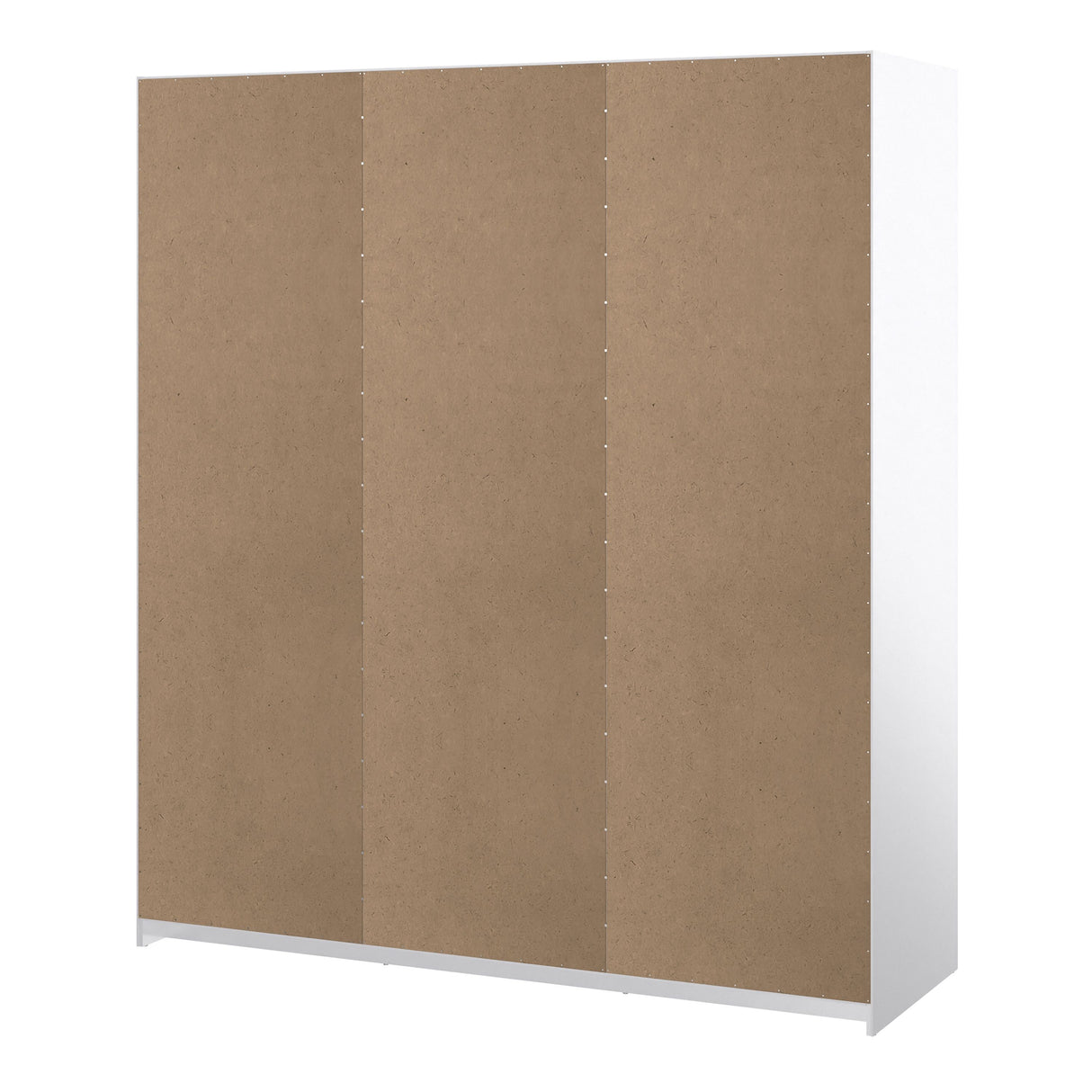 Naida Sliding Wardrobe In White High Gloss - 2 Sliding Doors 1 Door 3 Drawers