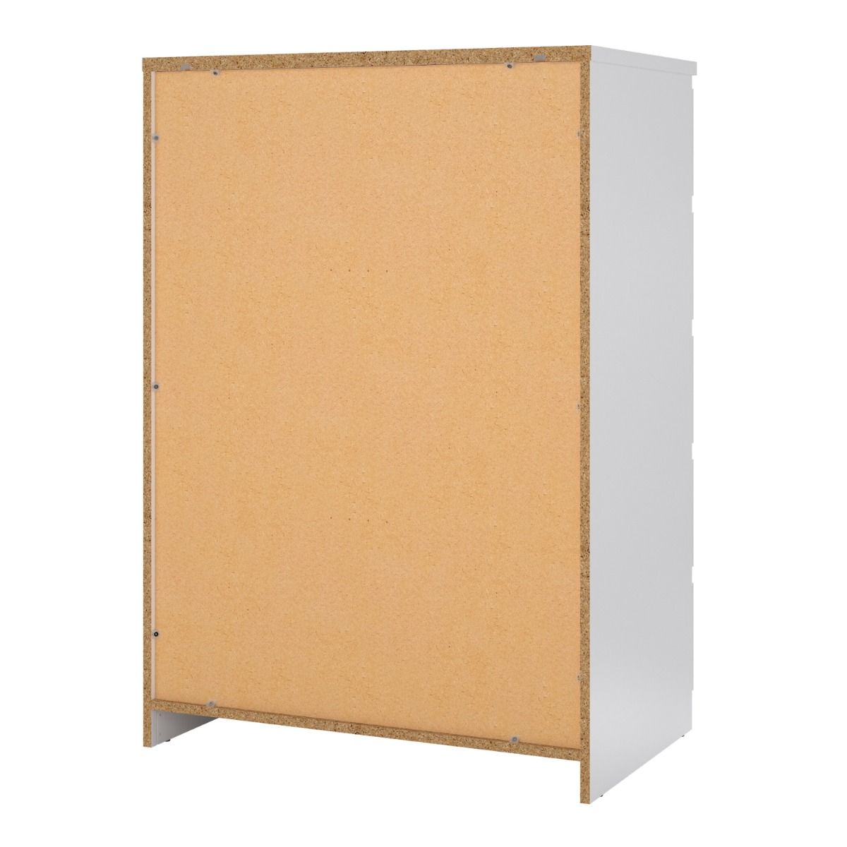 Naida Chest Of 5 Drawers In White High Gloss