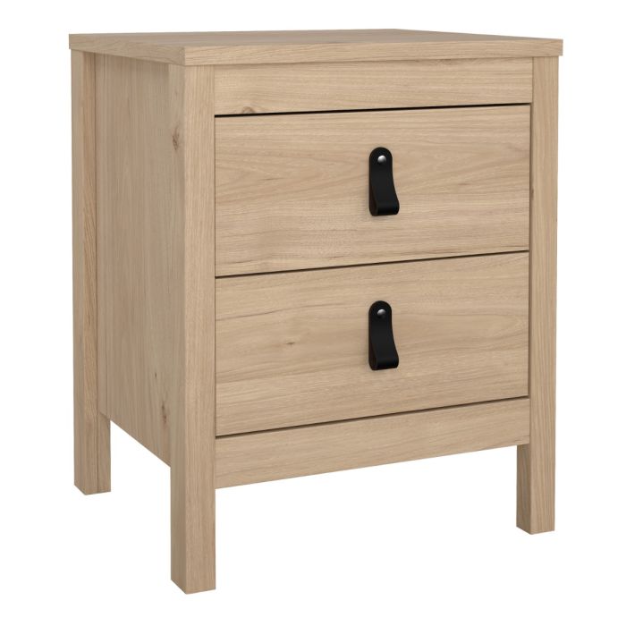 Barcelona Bedside Table With 2 Drawers