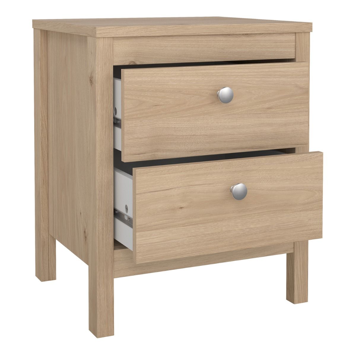 Seville Bedside Table With 2 Drawers