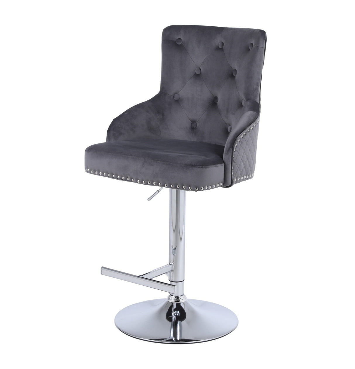 Majestic Ring Knocker Bar Stool