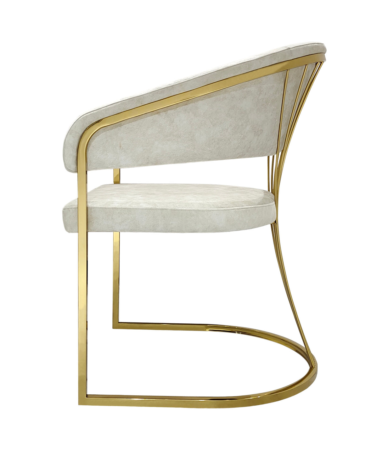 Casablanca Velvet Gold Dining Chair