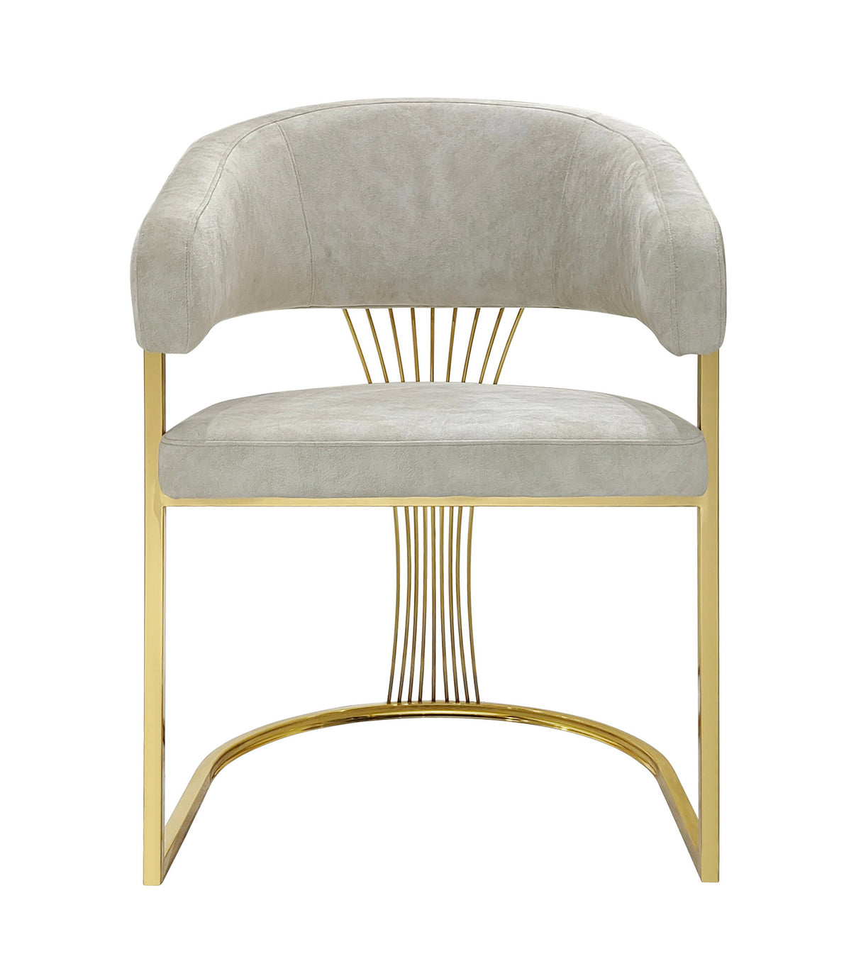Casablanca Velvet Gold Dining Chair
