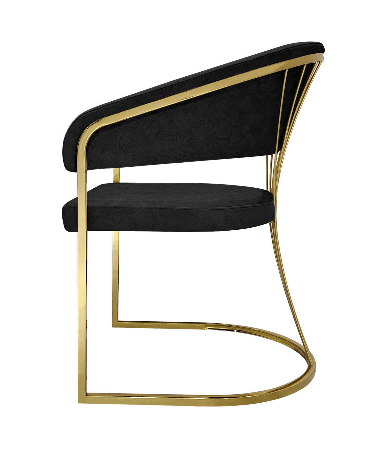Casablanca Velvet Gold Dining Chair