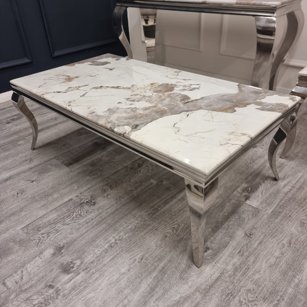 Louis Marble Coffee Table 1.3m