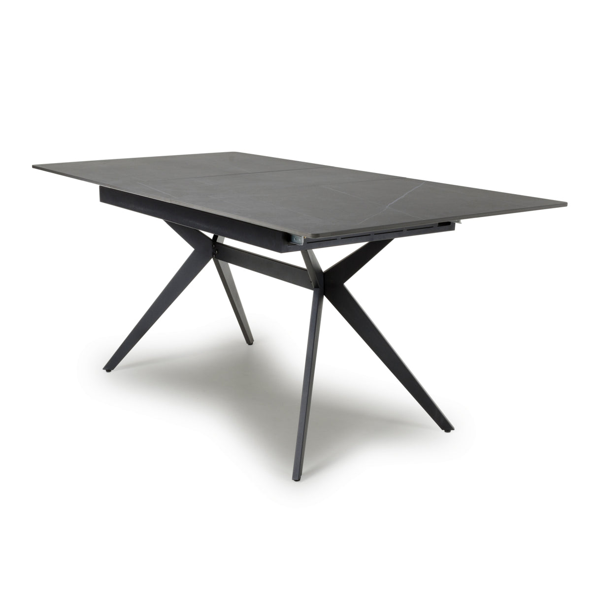 Rocco Grey Extendable Sintered Stone Dining Table - 1.4m/1.8M