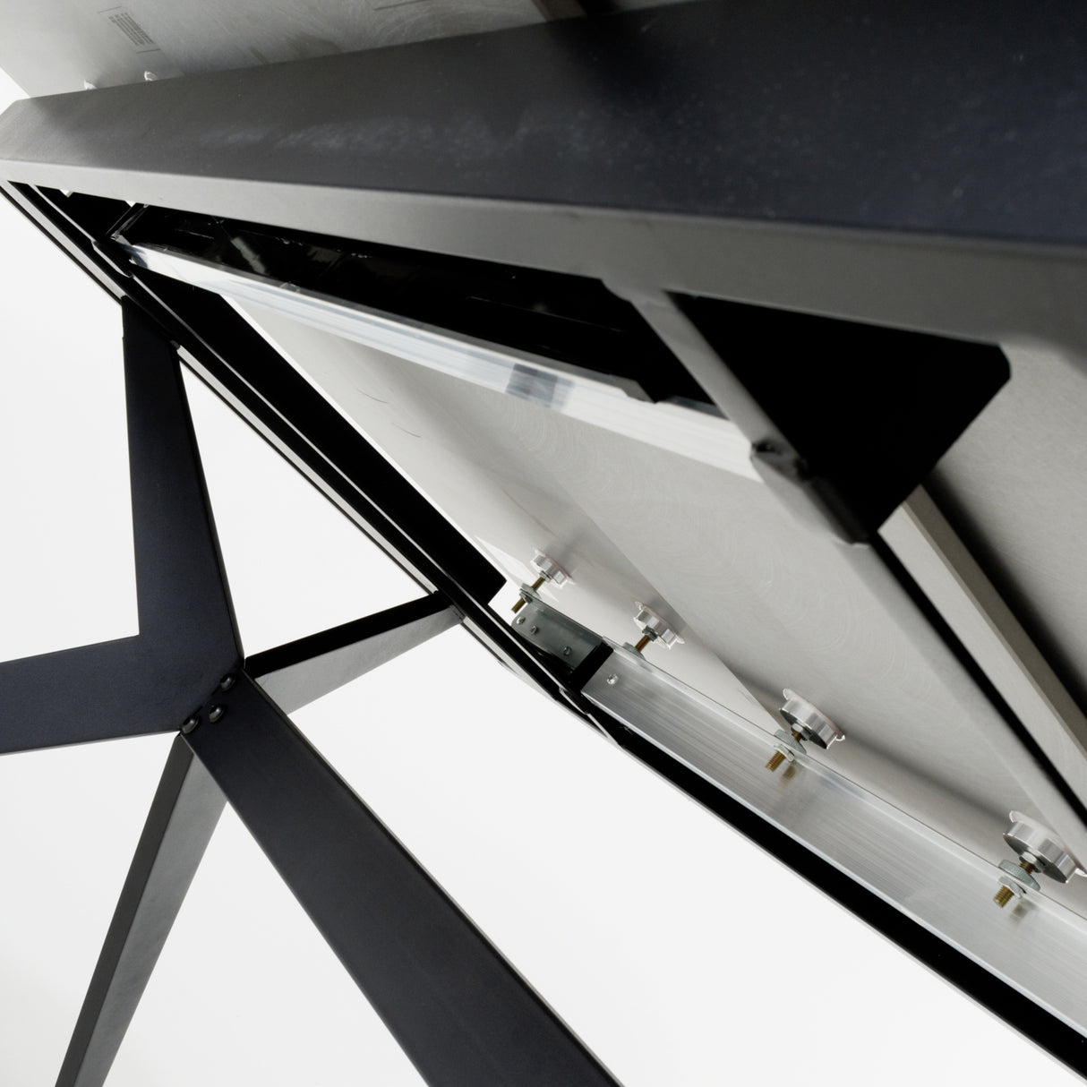 Rocco Grey Extendable Sintered Stone Dining Table - 1.4m/1.8M