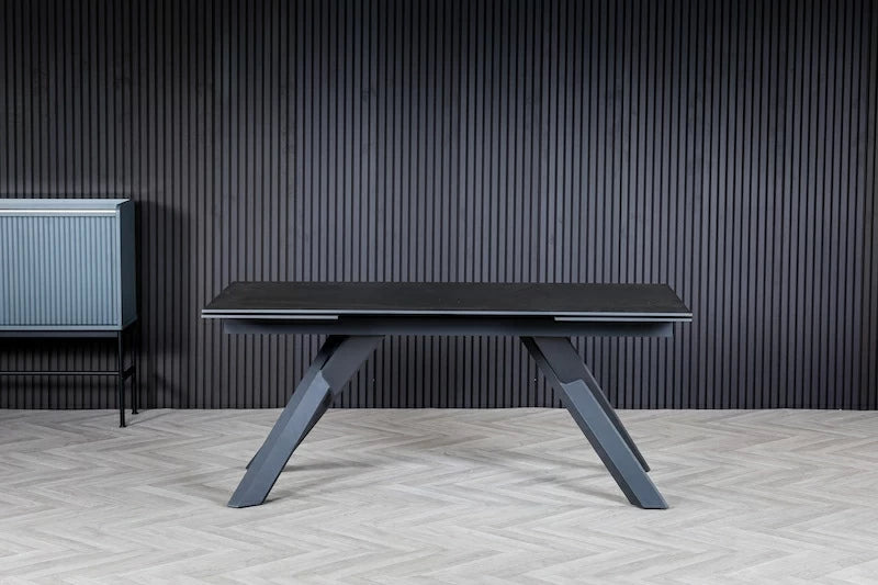 Phoenix Extendable Dining Table (Dark Grey) - 1.8M/2.8M
