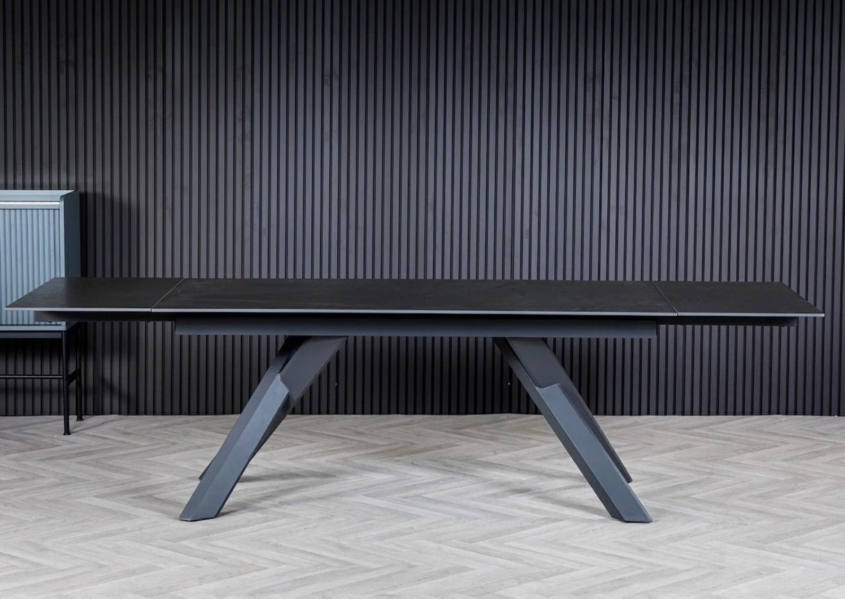 Phoenix Extendable Dining Table (Dark Grey) - 1.8M/2.8M