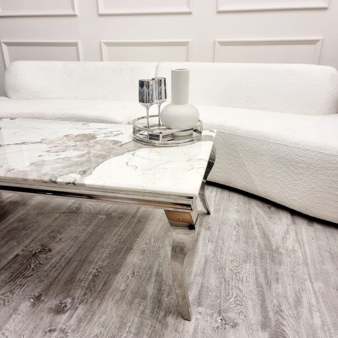 Louis Marble Coffee Table 1.3m
