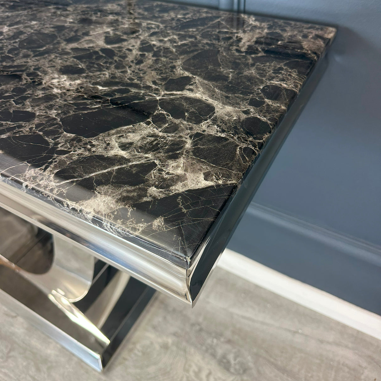 Arial Marble Console Table 1.4M