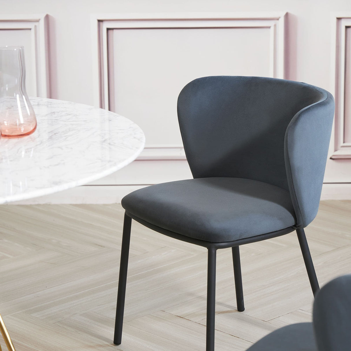 Mandy Velvet Dining Chair (Set Of 2)