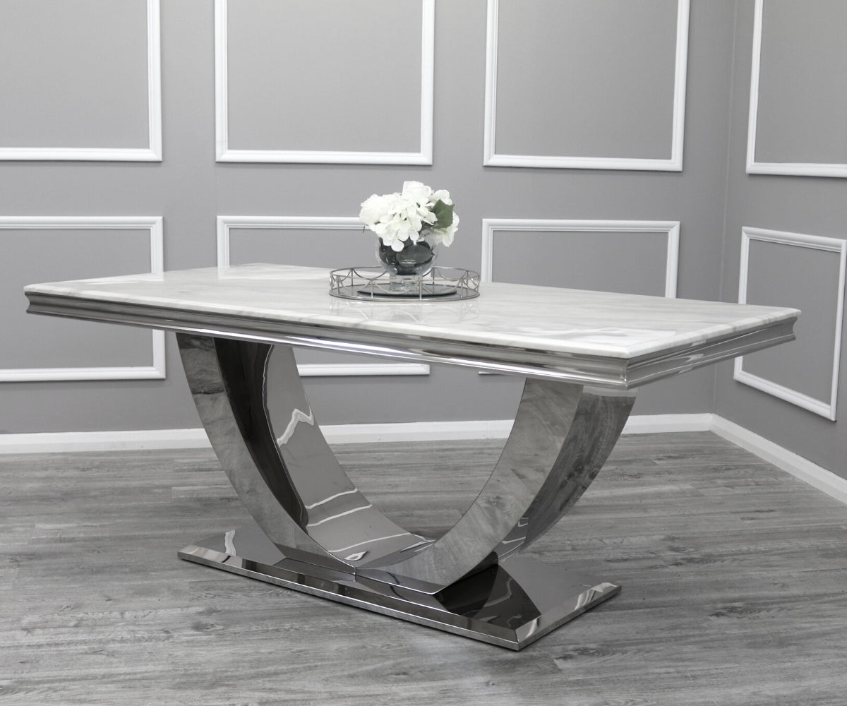 Arial Marble Dining Table