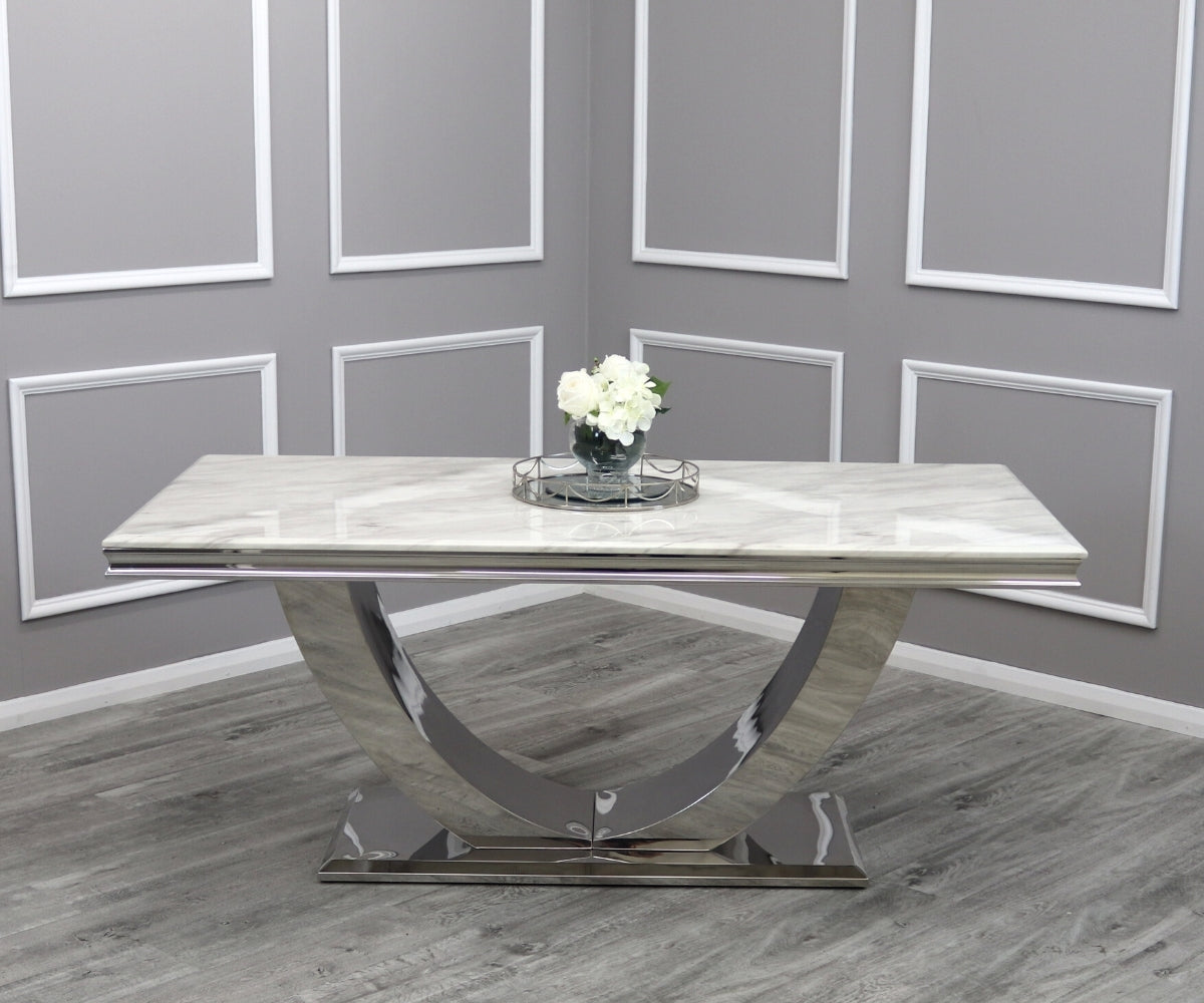 Arial Marble Dining Table