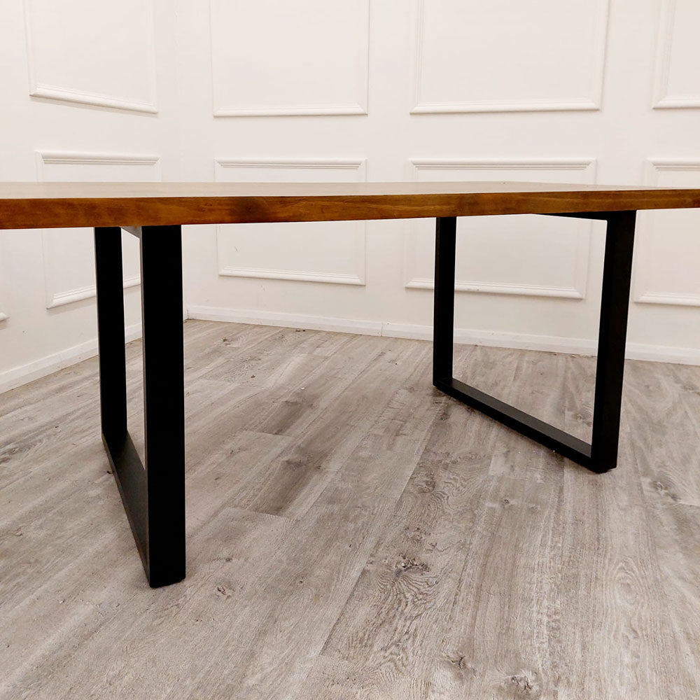 Freya Dining Table 1.8m - Dark Pine
