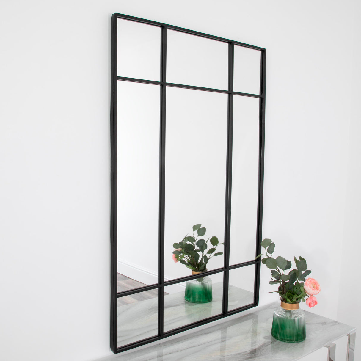 Milano Panel Mirror - Black