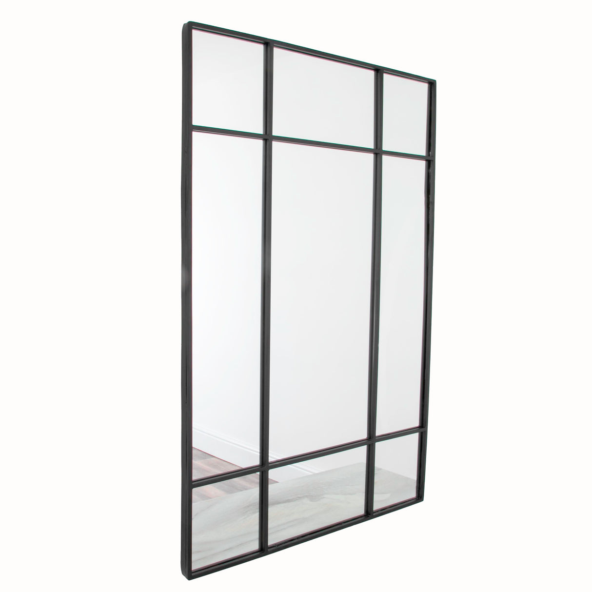 Milano Panel Mirror - Black
