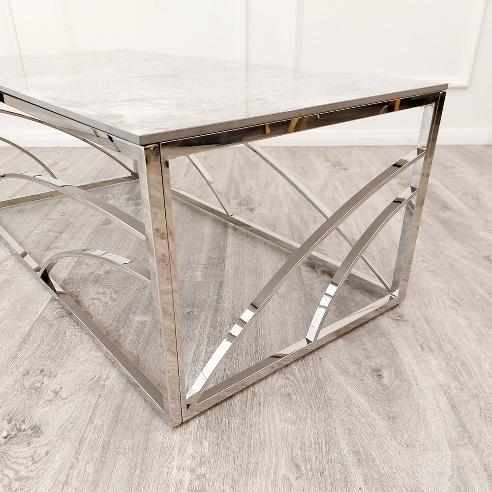 Stella Coffee Table With Sintered Stone Top