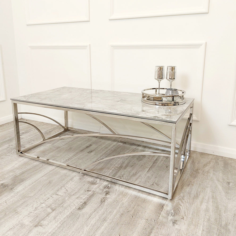Stella Coffee Table With Sintered Stone Top