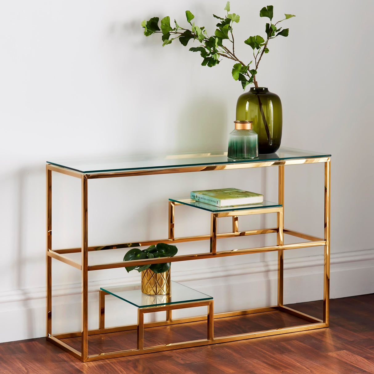 Atlanta Gold Console Table