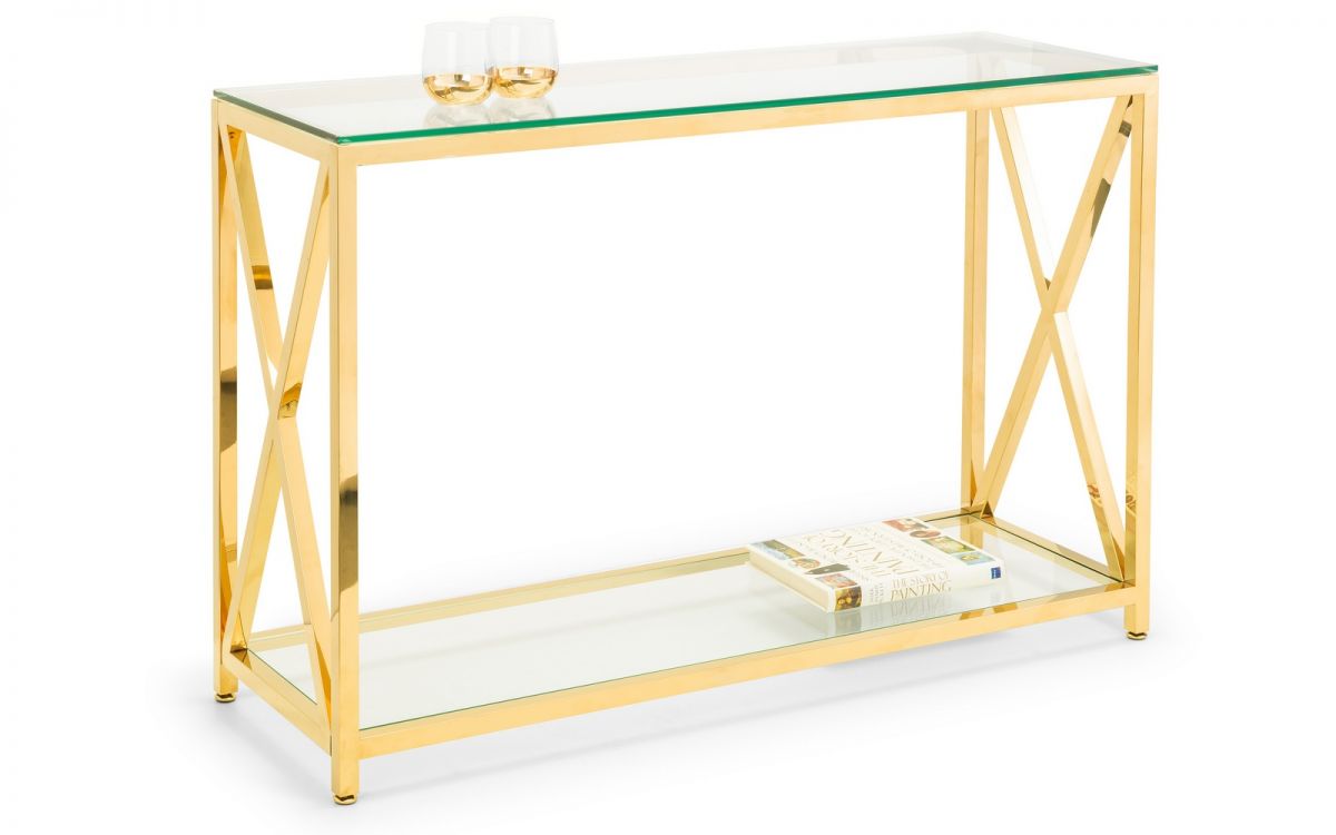 Miami Gold Console Table