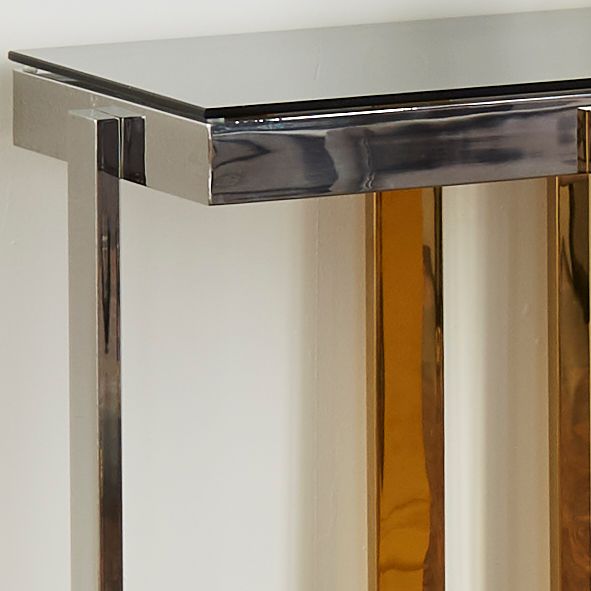 Nexus Gold And Silver Console Table