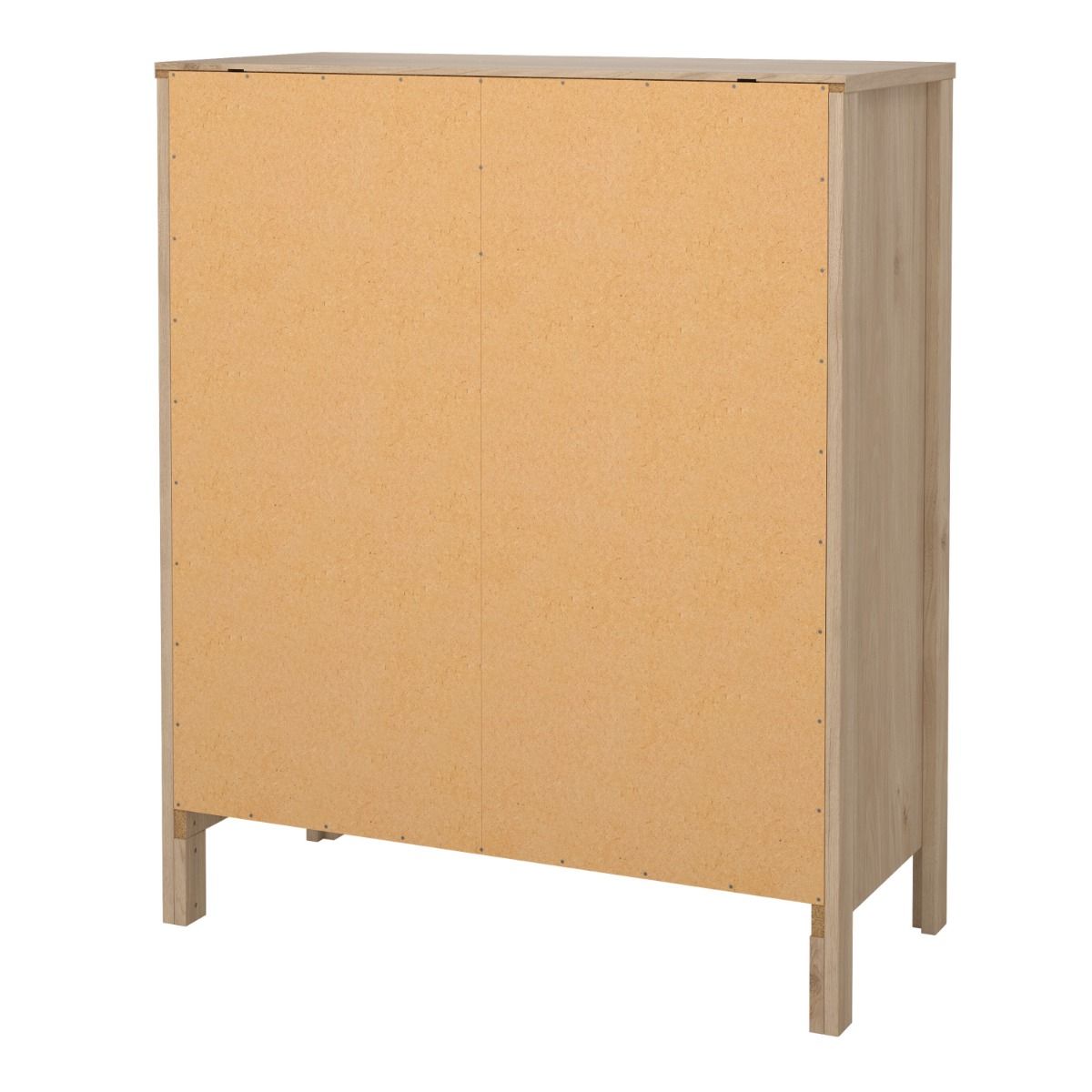Barcelona Chest Of 5 Drawers (3+2) in Jackson Hickory Oak