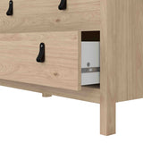 Barcelona Chest Of 3 Drawers in Jackson Hickory Oak