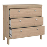 Seville Chest Of 3 Drawers in Jackson Hickory Oak