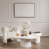 Rumi White Coffee Table