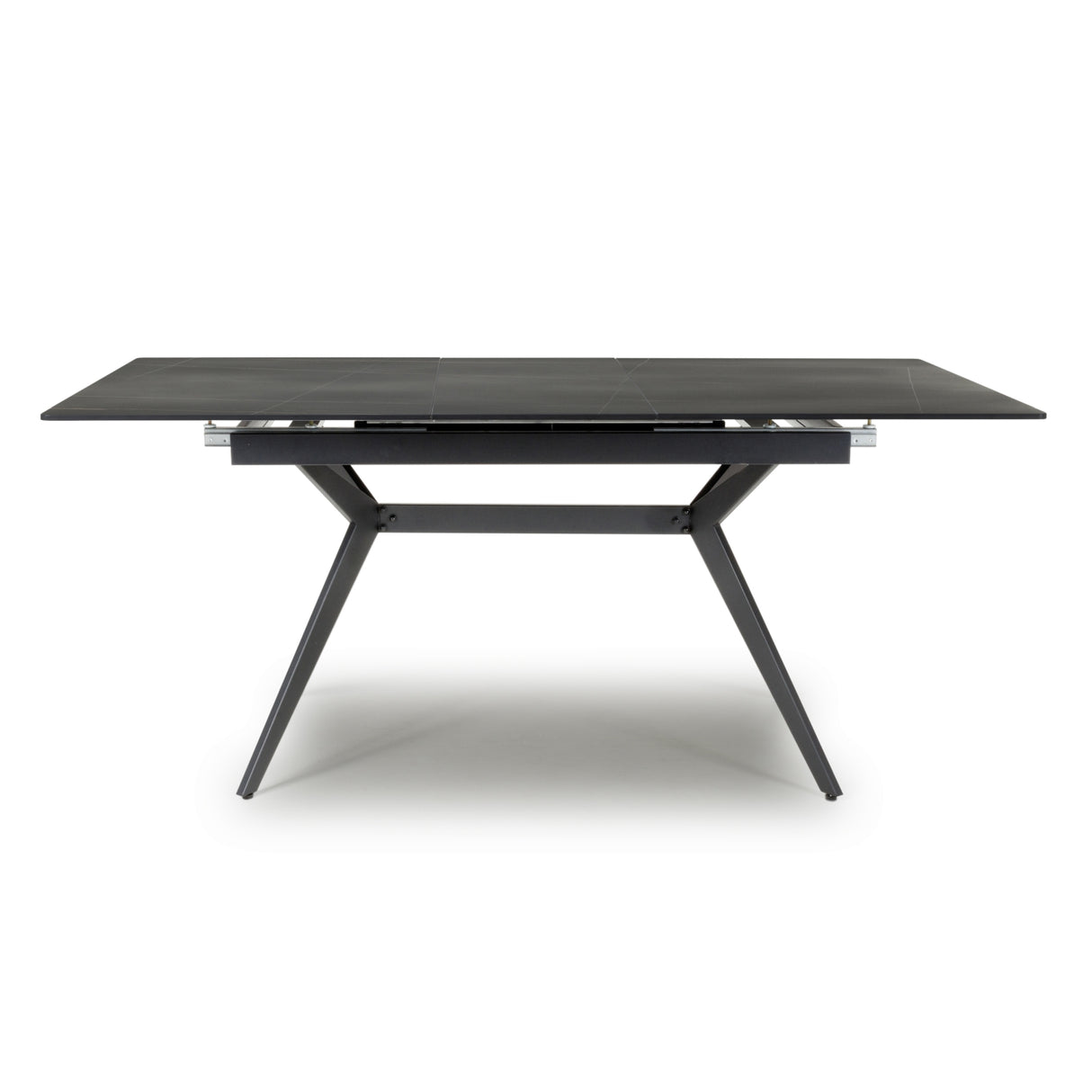 Rocco Black Extendable Sintered Stone Dining Table - 1.4m/1.8M