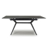 Rocco Black Extendable Sintered Stone Dining Table - 1.4m/1.8M