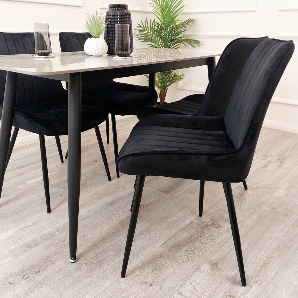 Titus 1.4m Dining Table + Dido Chairs