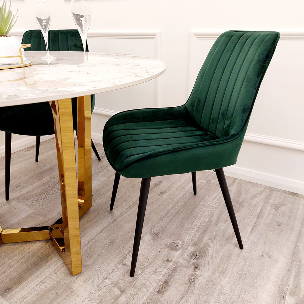 Titus 1.4m Dining Table + Dido Chairs