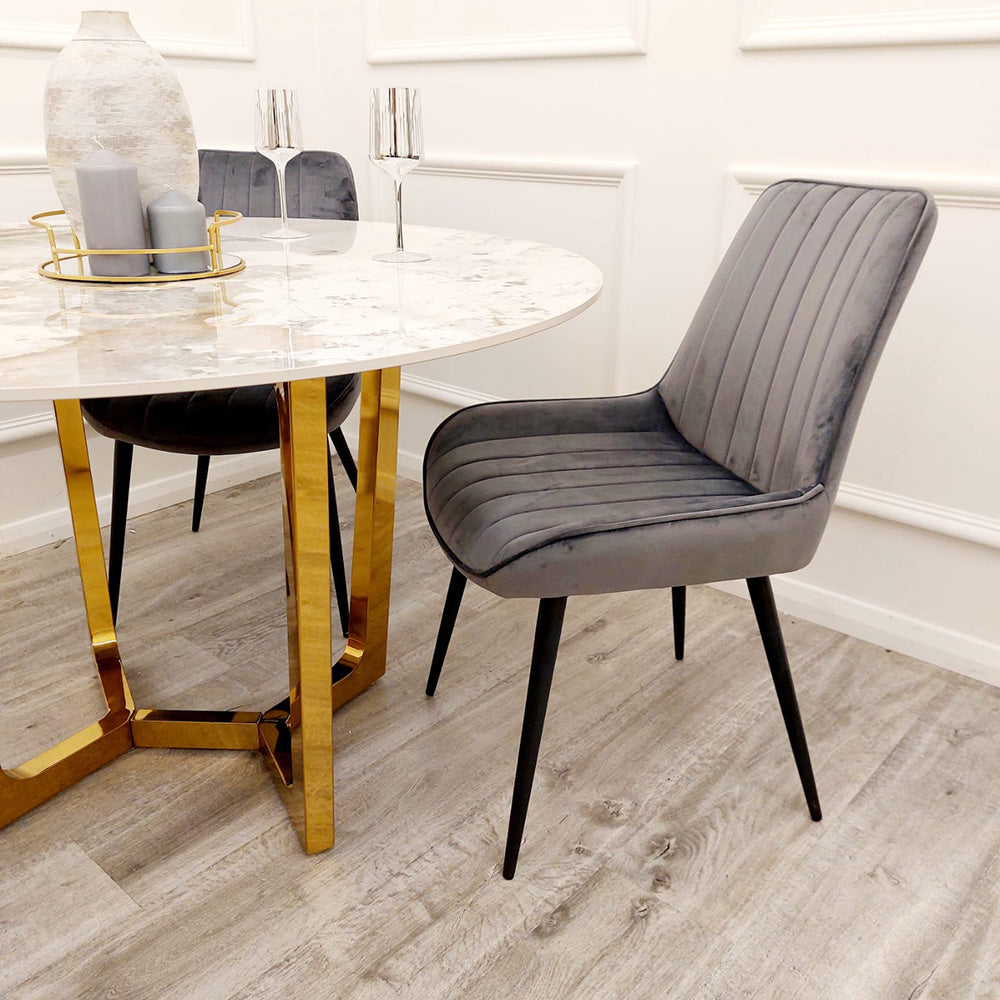 Titus 1.4m Dining Table + Dido Chairs