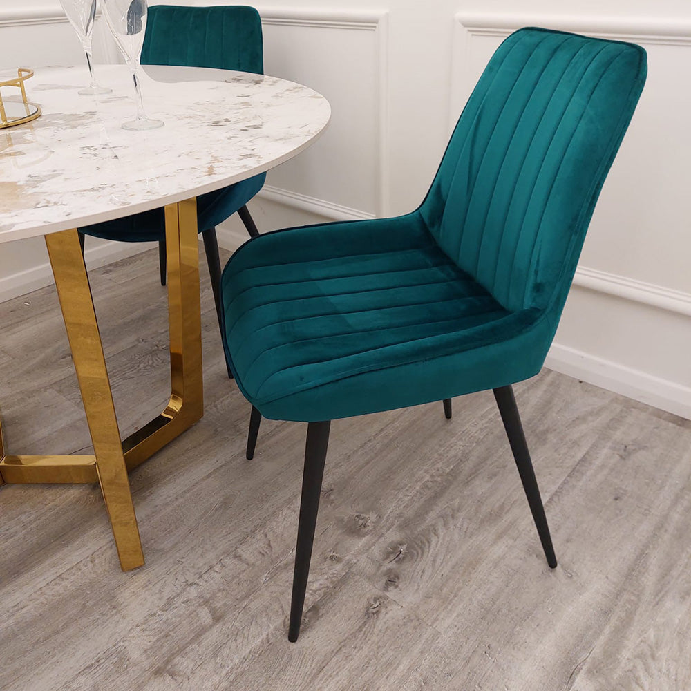 Titus 1.4m Dining Table + Dido Chairs