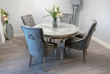 1.3m Round Louis Dining Table + Chairs