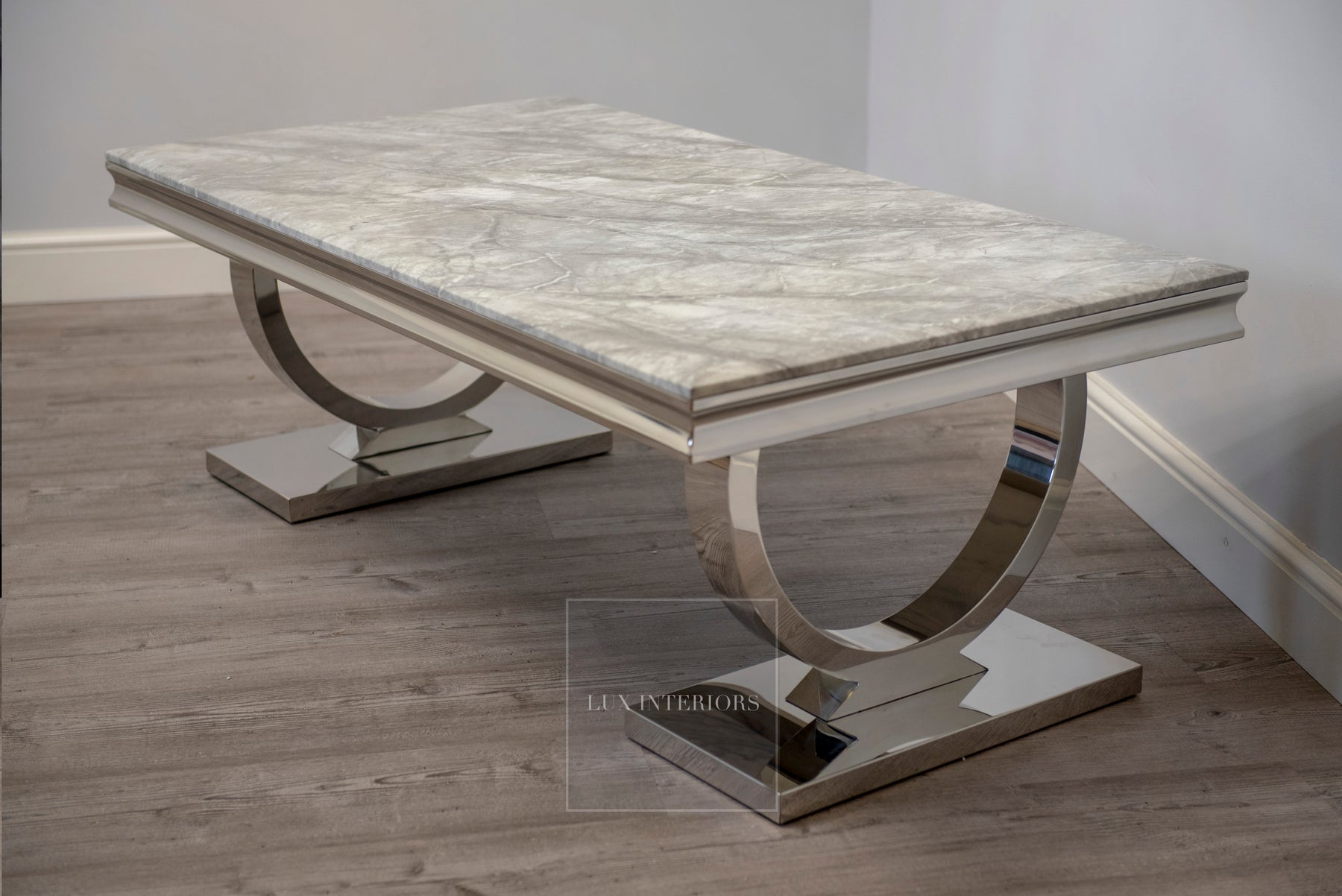 Arianna grey deals marble coffee table